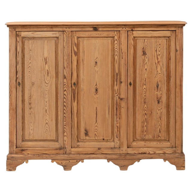 Mid 20th Century French Provincial Pine Three-Door Buffet For Sale - Image 15 of 18