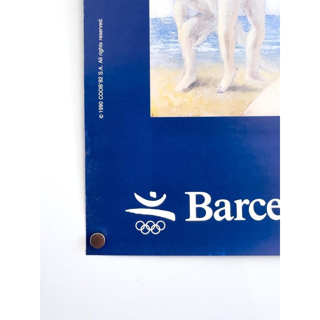 Paper Barcelona Olympic Poster from Guillermo Pérez Villalta, 1992 For Sale - Image 7 of 9