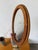 Wood Vintage Round Wicker Mirror, 1960s For Sale - Image 7 of 17