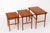 Brown Vintage Danish Teak Nesting Tables, 1970s, Set of 3 For Sale - Image 8 of 10