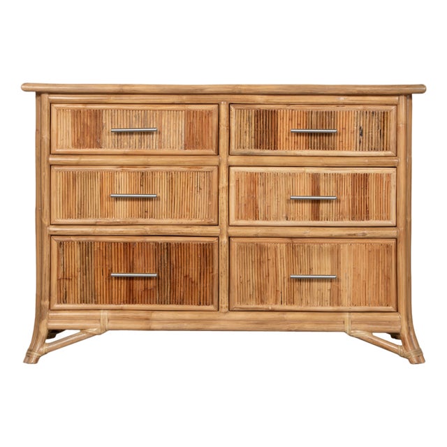 Aruba Six-Drawer Dresser - Natural For Sale