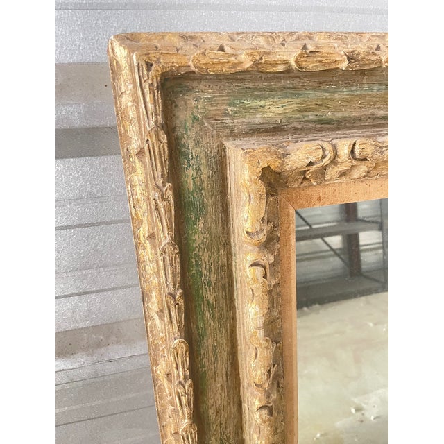 Italian Antique Italian Beechwood Mirror For Sale - Image 3 of 11