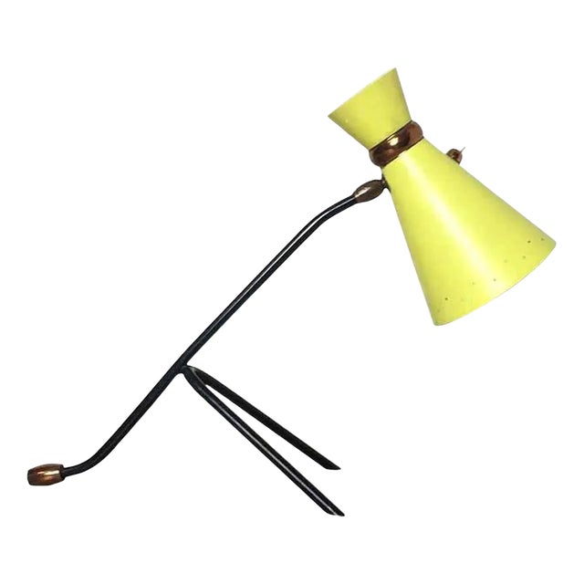 Midmod Modernist Italian Desk Light in the Style of Stilnovo, 1960s For Sale