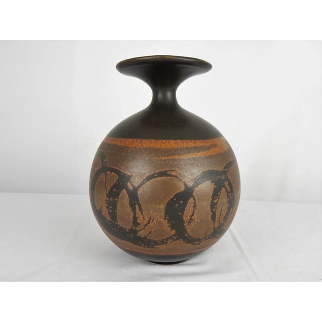 Mid-Century Modern Stoneware Vessel by Designs West California For Sale - Image 3 of 9