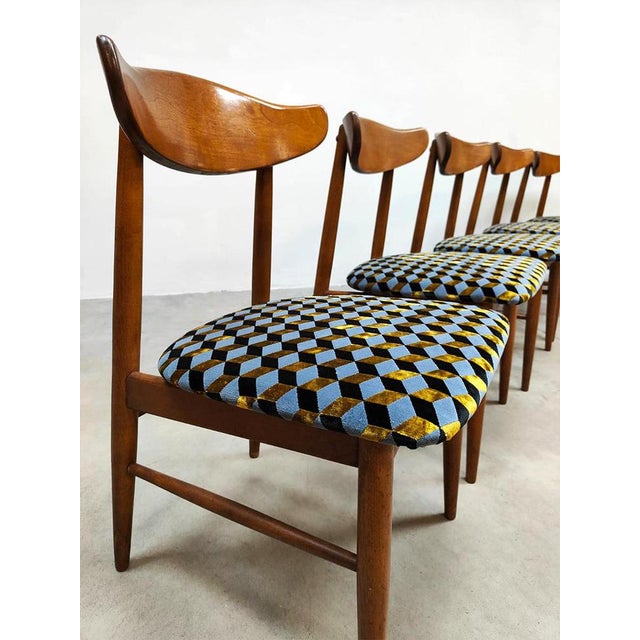 Vintage Danish Birchcraft Collection Dining Chairs from Stoelen Baumritter, 1960s For Sale - Image 3 of 5