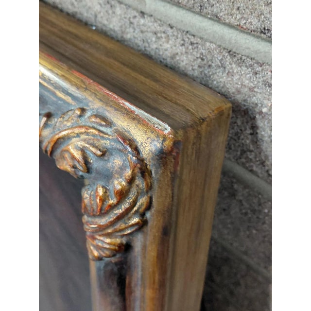 Cream Signed L. Pulet Oil Painting of a Hula Girl After Jeanne-Louise Boni For Sale - Image 8 of 9