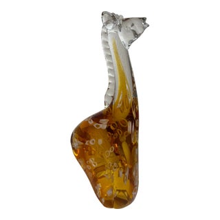 Murano Giraffe Mid-Century Figurine For Sale