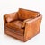 Vintage Sofa and Club Chairs in Camel-Coloured Buffalo Leather from Roche Bobois, France, 1980s, Set of 3 For Sale - Image 15 of 18