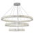 Silver Collection Cerchi Di Luce Chandelier in Metal and Crystal by Jago For Sale - Image 8 of 8