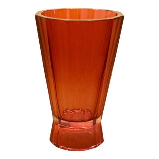 Hoffman Facet-Cut Vase For Sale