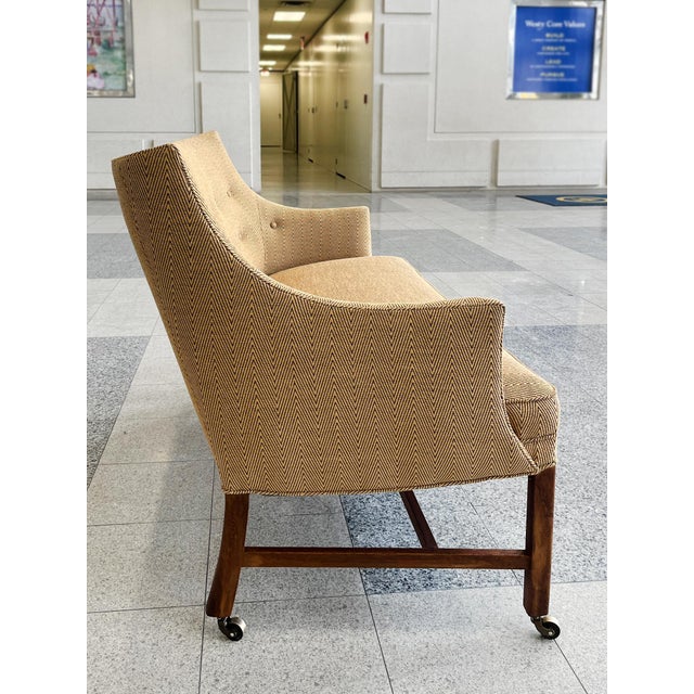 1940s 1940s Danish Modern Settee in the Style of Finn Juhl For Sale - Image 5 of 15