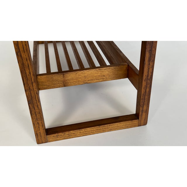 Danish Wooden Bench, 1950s For Sale - Image 5 of 9