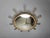 Vintage Brass Sunburst Mirror, 1970s For Sale - Image 6 of 12