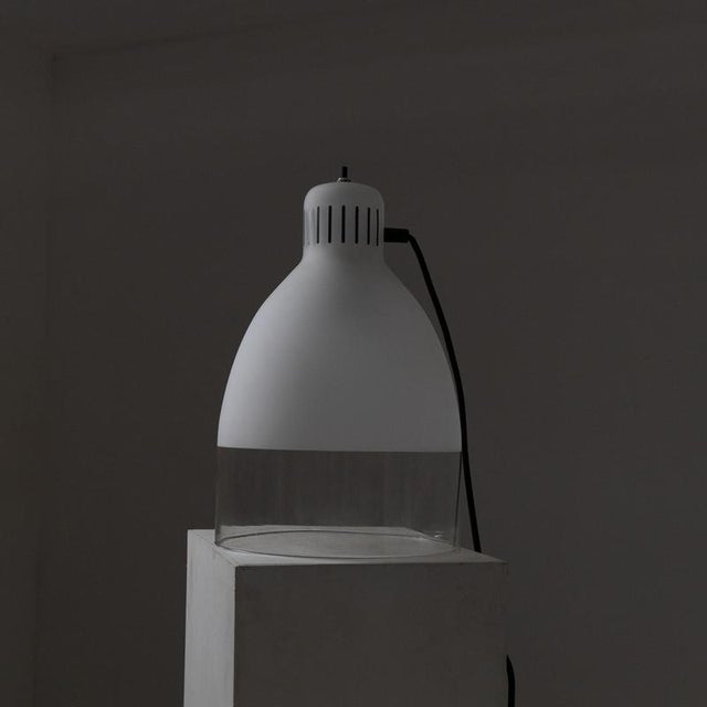 Glass Table Lamp from Luxo, 1980s For Sale - Image 4 of 8
