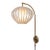 Bloom Wall Lamp Sconce - Weathered Brass, 10" Dia, Shade, Plug-In For Sale