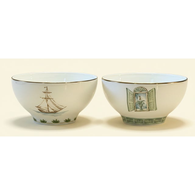 Ceramic 171-Piece Lenox British Colonial Collection – Tradewind, Bamboo & Shutter Patterns | Estate Service With Serving Pieces For Sale - Image 7 of 18
