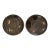 Set of 2 Decorative Formations Castano Plates For Sale