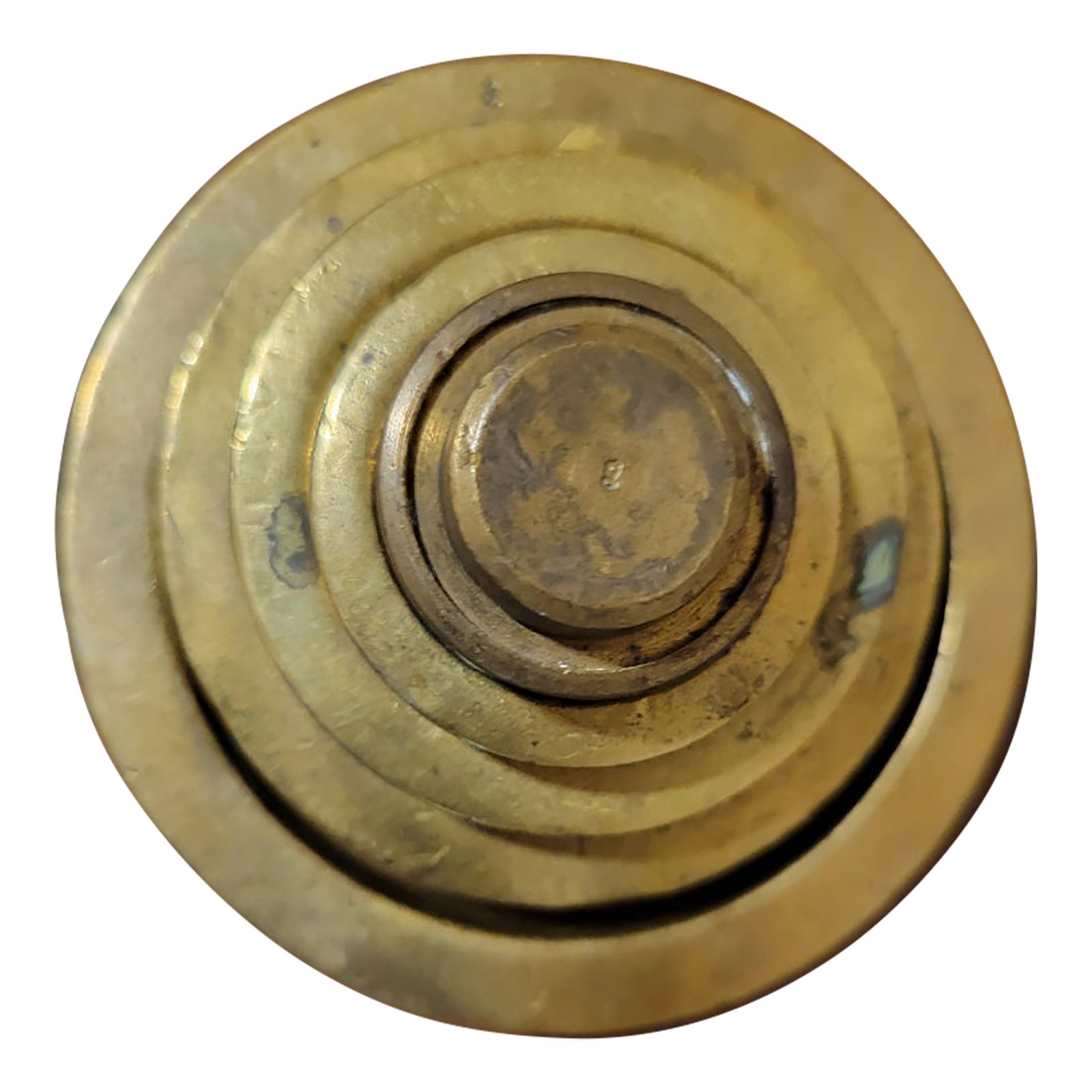 Antique English Imperial Brass Stacking Scale Weights | Chairish