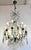 French Mid 20th Century Restored Louis XV Blackened Bronze Crystal Cage Chandelier For Sale - Image 3 of 9