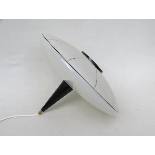 Black UFO Ceiling Light from Doria Leuchten, 1950s For Sale - Image 8 of 18