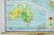 Blue 1966 Asia & Australia Landform Physical Political Series Roll Up Map For Sale - Image 8 of 9