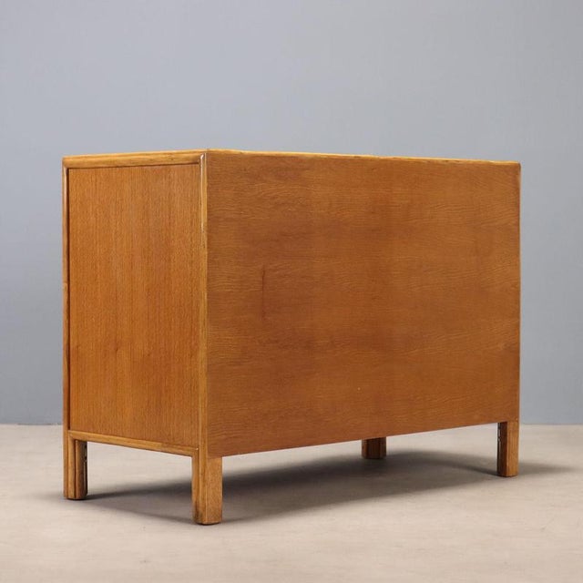 Vintage Chest of Drawers in Oak, 1950s For Sale - Image 9 of 10