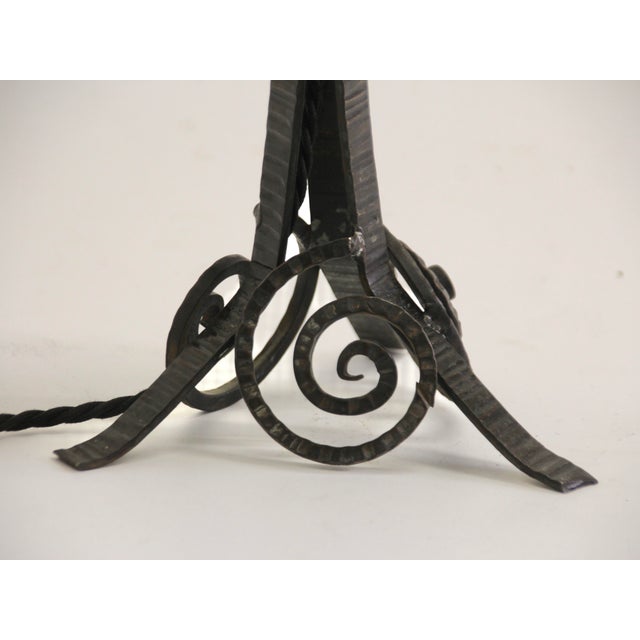 1920s Art Deco Table Lamp by David Gueron for Verrerie d'Art Degué, France, 1920s For Sale - Image 5 of 9