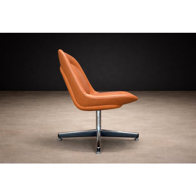 Pair of “Pollock” Armchairs by Forma, Aluminum & Leather, Brazil, 1970s - Lot 153 For Sale - Image 14 of 15
