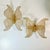 Figurative 1980s Vintage Boho Chic Coastal Figurative Wicker Butterflies Sculptural Wall Objects - Set of 2 For Sale - Image 3 of 13