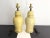 Midcentury Striped Ceramic Ginger Jar Lamps & Shades - a Pair For Sale - Image 17 of 18