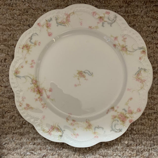 Early 20th Century Mismatch French Limoges Dinner Plates - Set of 6 For Sale In Chicago - Image 6 of 8