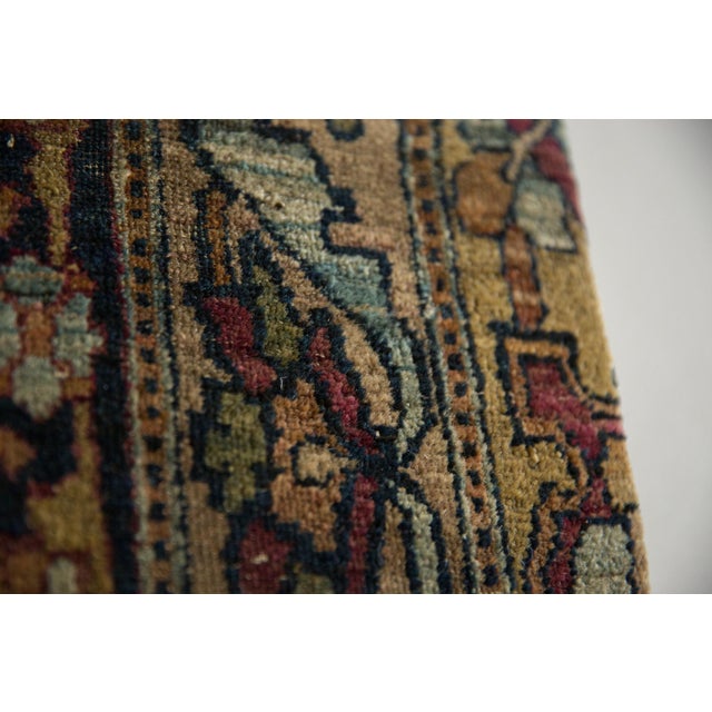 2020s Decorative Cork Board Antique Kerman Rug Fragment Art For Sale - Image 5 of 11