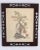 Wood 1940s Original Chinoiserie Water Color by A. Harrison in Hand Carved Frame For Sale - Image 7 of 7
