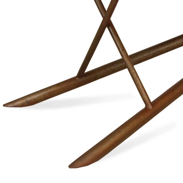 Taracea Maya Live Edge Dining Table With Sunbleached Finish Top For Sale In New York - Image 6 of 10