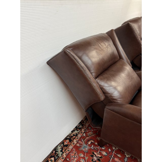 2010s Hancock and Moore Sami Power Recliners, a Pair For Sale - Image 5 of 12