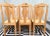 Wood Set of 6 Vintage Gustavian Style Pine Dining Side Chairs For Sale - Image 7 of 11