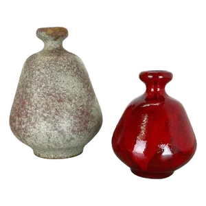 Ceramic Studio Pottery Vases from Hartwig Heyne, Germany, 1970s, Set of 2