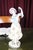 Porcelain Figurines of Dancer and Musician, Set of 2 For Sale - Image 3 of 3