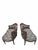 Late 19th Century Antique Victorian Rococo Revival Asymmetrical Caned Ladies’ Conversation Chairs - Pair For Sale - Image 5 of 12