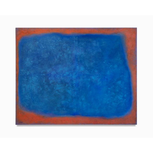Here is a stunning and large abstract painting on canvas from 1978. Similar to works by the famed American artist, Mark...