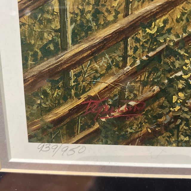 Paper 1999 Original Print Signed Numbered Framed by Dale Gallon Titled 8th Ovt For Sale - Image 7 of 10