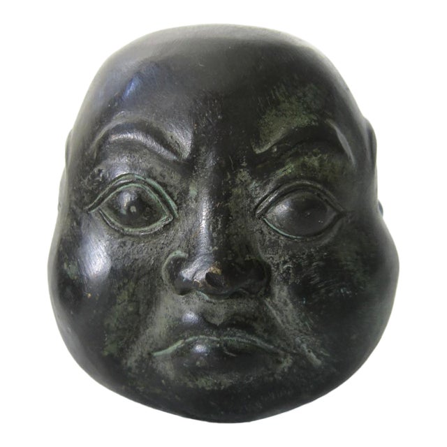 Four Faced Bronze Buddah Figure For Sale