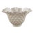 Vintage Fenton Hobnail Ruffle Milk Glass Bowl Vase For Sale