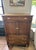 Mid-Century Modern Vintage John Widdicomb Tall Wardrobe Dresser For Sale - Image 3 of 10