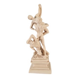 Rape of the Sabine Woman Resin Giambologna Sculpture 13”h For Sale