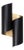 Regina Andrew Folio Aluminum Sconce, Black & Gold For Sale