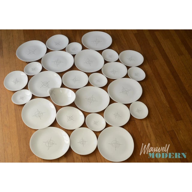 Eva Zeisel Hallcraft Fantasy 27-Piece Dinnerware Set - Dinner Salad Bread Plates For Sale - Image 13 of 13