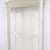 Grey-Painted Display Cabinet with Curved Top and Carved Details, 1920 For Sale - Image 6 of 12
