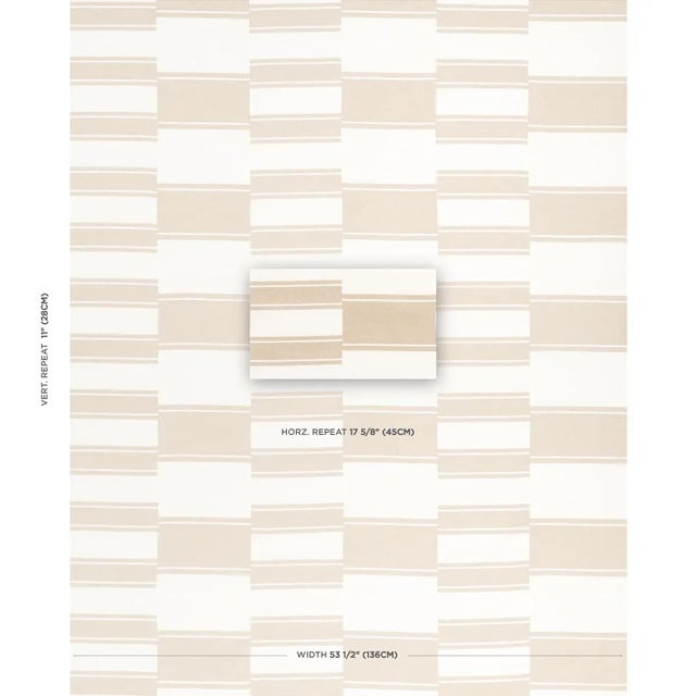 Nomad is comprised of woven medium and large-scale stripes that are cut into strips, then pieced together for handmade,...