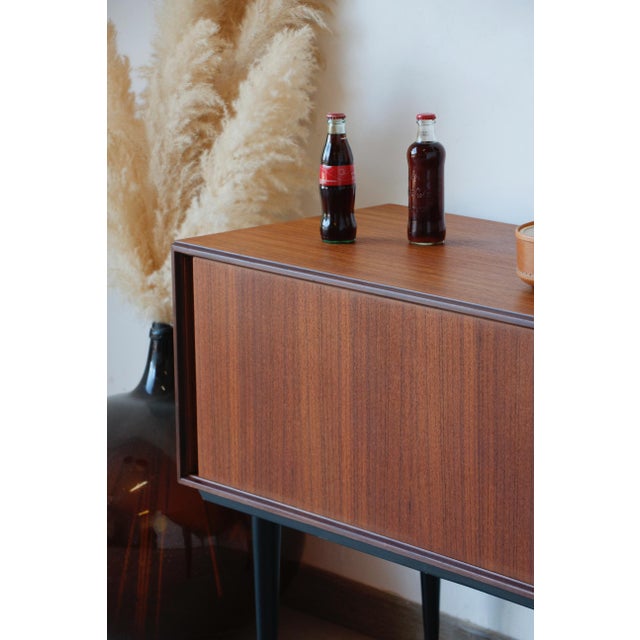 Vintage Vinyl Cabinet in Teak, 1960s For Sale - Image 16 of 18